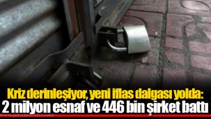 Kriz derinleşiyor, yeni iflas dalgası yolda: 2 milyon esnaf ve 446 bin şirket battı
