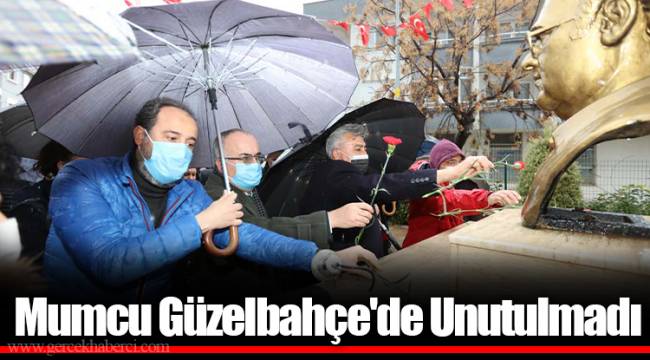 Mumcu Güzelbahçe'de Unutulmadı