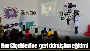Nar Çiçekleri’ne geri dönüşüm eğitimi