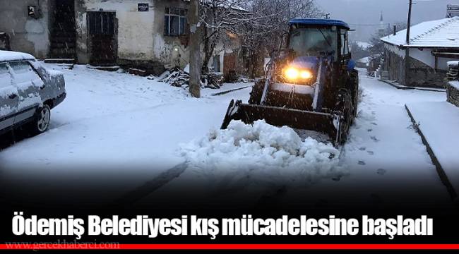 Ödemiş Belediyesi kış mücadelesine başladı 
