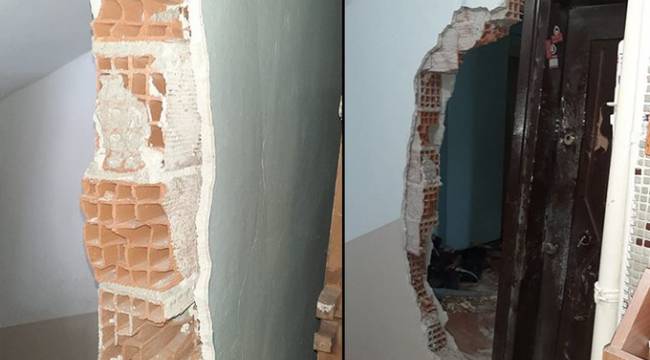 Polis, Boğaziçi öğrencisinin duvarını kırarak içeri girdi