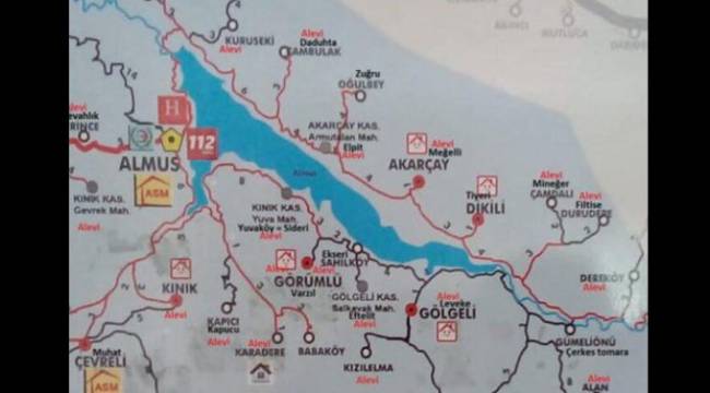 Sağlık Bakanlığı logolu haritada Alevi köyleri kırmızıyla işaretlendi: Bir doktor hakkında soruşturma başlatıldı