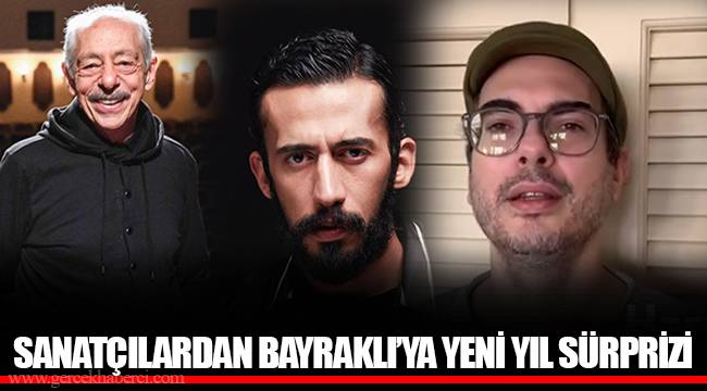 SANATÇILARDAN BAYRAKLI’YA YENİ YIL SÜRPRİZİ