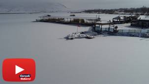 Sivas’ta Sibirya soğukları, Ulaş gölü dondu