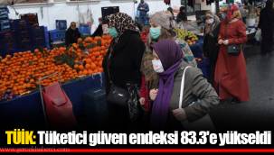 TÜİK: Tüketici güven endeksi 83.3'e yükseldi
