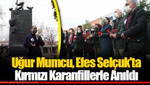 Uğur Mumcu, Efes Selçuk'ta Kırmızı Karanfillerle Anıldı