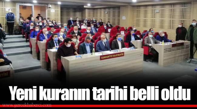 Yeni kuranın tarihi belli oldu