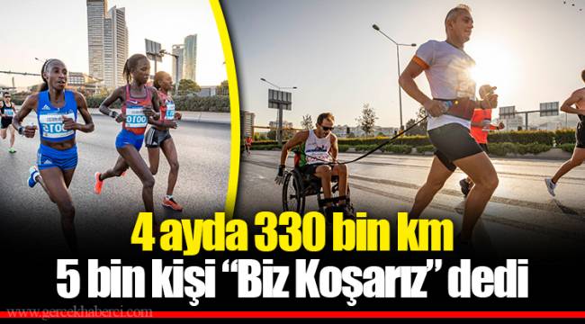 4 ayda 330 bin km