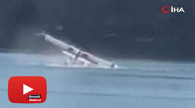 ABD'de deniz uçağı göle düştü