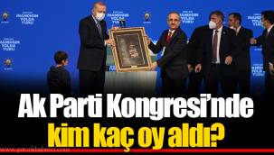 Ak Parti Kongresi’nde kim kaç oy aldı?