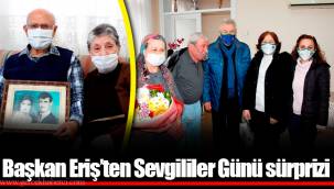Başkan Eriş’ten Sevgililer Günü sürprizi