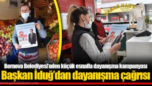 Bornova Belediyesi’nden küçük esnafla dayanışma kampanyası