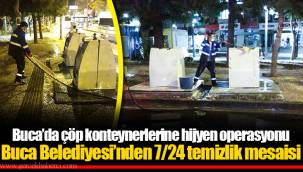 Buca Belediyesi’nden 7/24 temizlik mesaisi