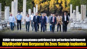 Büyükşehir’den Bergama’da Zeus Sunağı toplantısı
