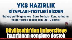 Büyükşehir’den üniversiteye hazırlanan gençlere destek