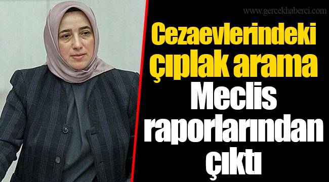 Cezaevlerindeki çıplak arama Meclis raporlarından çıktı