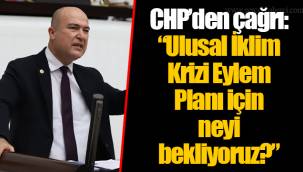 CHP’den çağrı: “Ulusal İklim Krizi Eylem Planı için neyi bekliyoruz?”
