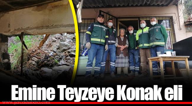 Emine Teyzeye Konak eli