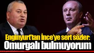 Enginyurt'tan İnce'ye sert sözler: Omurgalı bulmuyorum