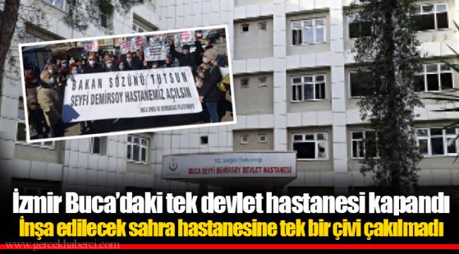 Hastane için tek bir çivi dahi çakılmadı