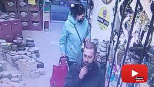 Hırsızlık anı anbean kameralarda