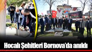 Hocalı Şehitleri Bornova’da anıldı