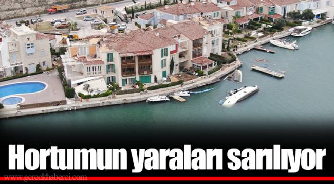 Hortumun yaraları sarılıyor