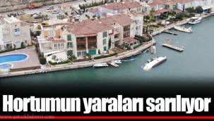 Hortumun yaraları sarılıyor