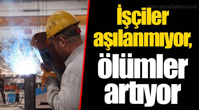 İşçiler aşılanmıyor, ölümler artıyor