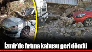 İzmir'de fırtına kabusu geri döndü