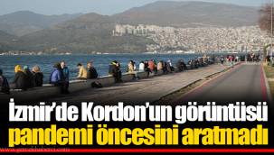 İzmir’de Kordon’un görüntüsü pandemi öncesini aratmadı
