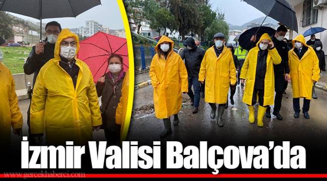 İzmir Valisi Balçova'da