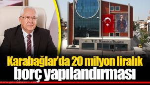 Karabağlar’da 20 milyon liralık borç yapılandırması