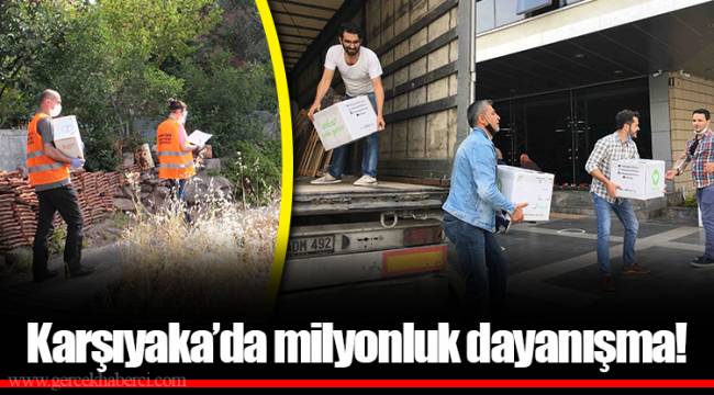 Karşıyaka’da milyonluk dayanışma!