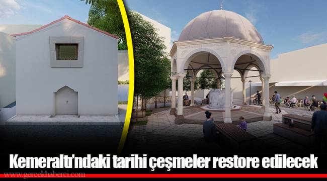 Kemeraltı’ndaki tarihi çeşmeler restore edilecek