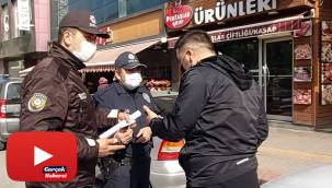 Kısıtlamaya uymadı, ceza yazılınca polisin üzerine yürüyerek bağırdı