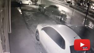 Kısıtlamayı ihlal eden alkollü gençler otomobille evin bahçesine girdi