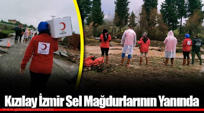 Kızılay İzmir Sel Mağdurlarının Yanında