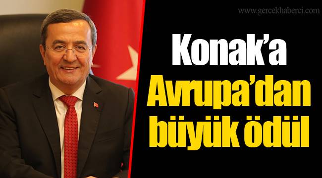 Konak’a Avrupa’dan büyük ödül