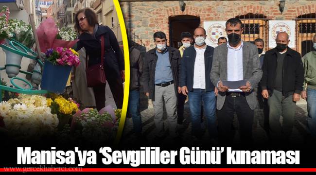 Manisa'ya ‘Sevgililer Günü’ kınaması