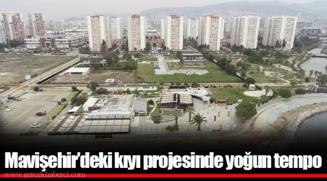 Mavişehir’deki kıyı projesinde yoğun tempo