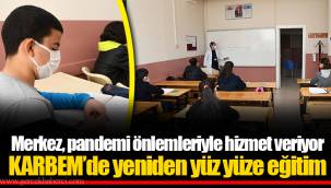 Merkez, pandemi önlemleriyle hizmet veriyor