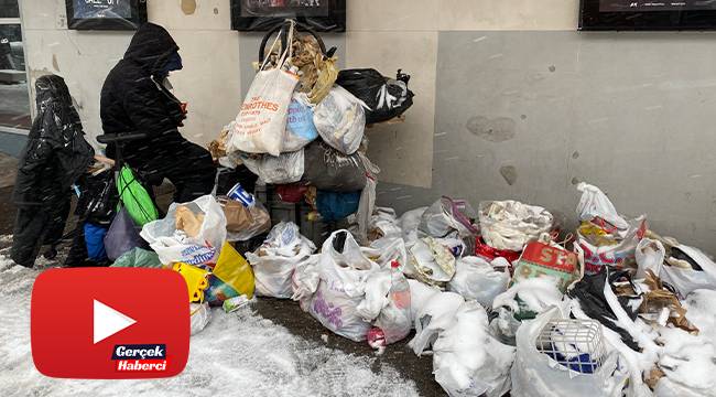 New York’ta evsizler, kar fırtınası ile mücadele ediyor