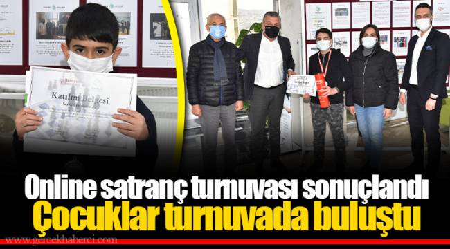 Online satranç turnuvası sonuçlandı