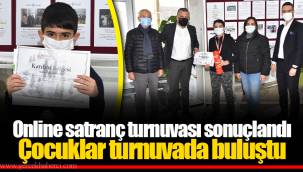 Online satranç turnuvası sonuçlandı