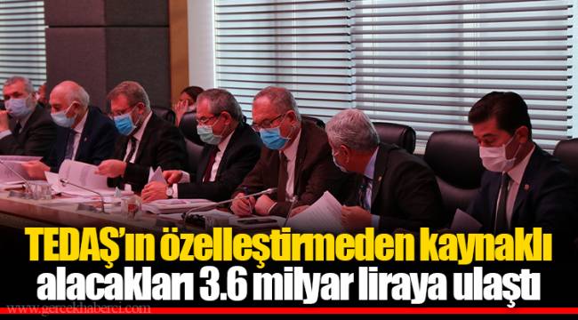 TEDAŞ’ın özelleştirmeden kaynaklı alacakları 3.6 milyar liraya ulaştı