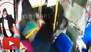 Tek HES kodu ile binmek için direttikleri otobüsün sürücüsünü darp ettiler