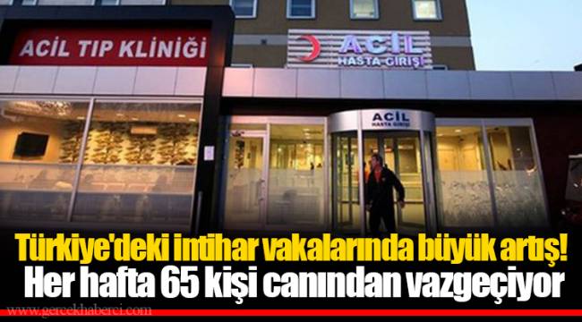 Türkiye'deki intihar vakalarında büyük artış! Her hafta 65 kişi canından vazgeçiyor