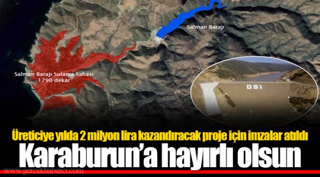 Üreticiye yılda 2 milyon lira kazandıracak proje için imzalar atıldı