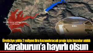 Üreticiye yılda 2 milyon lira kazandıracak proje için imzalar atıldı